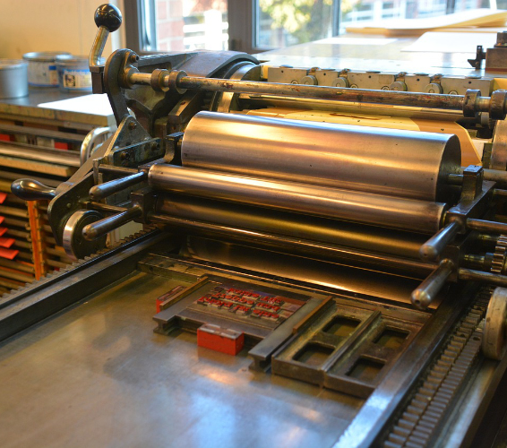 Maschinenkunde Druck. Druck-Maschine.