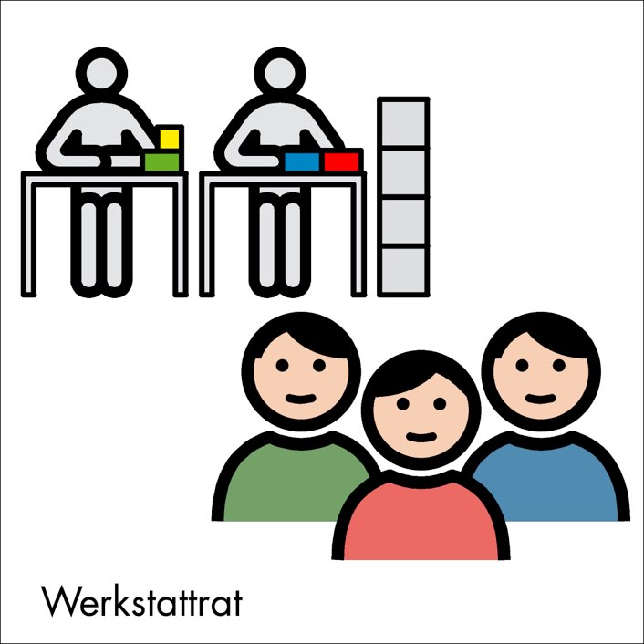 Piktogramm Werkstattrat