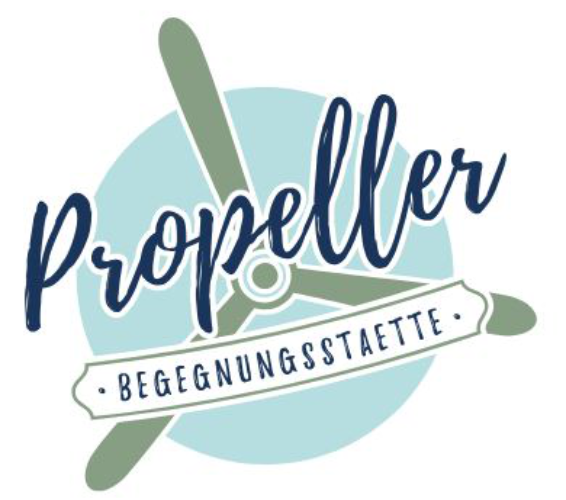Propeller. Begegnungsstätte. Propeller-Logo.