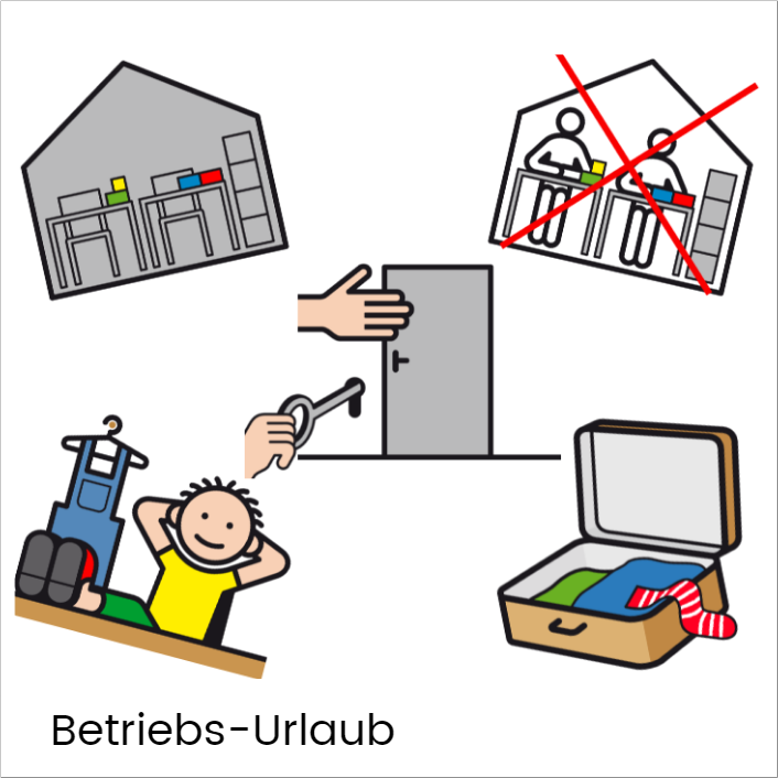 Symbol BetriebsUrlaub