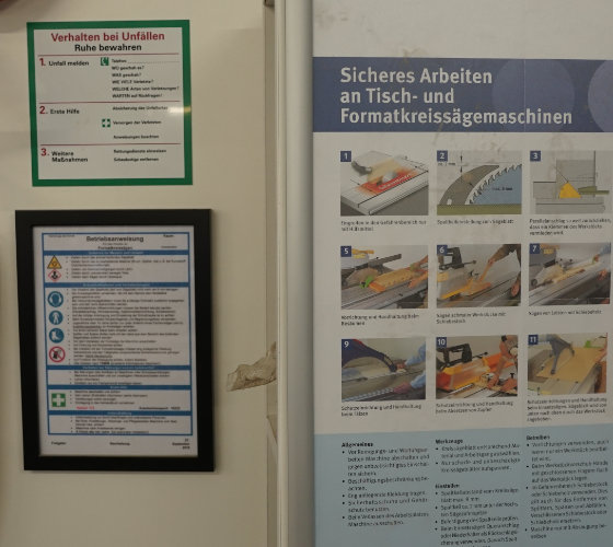 Unterlagen Arbeitsschutz