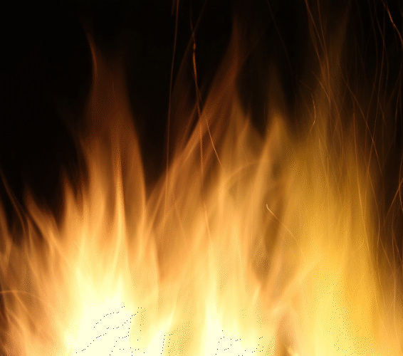 Brandschutz. Flammen.